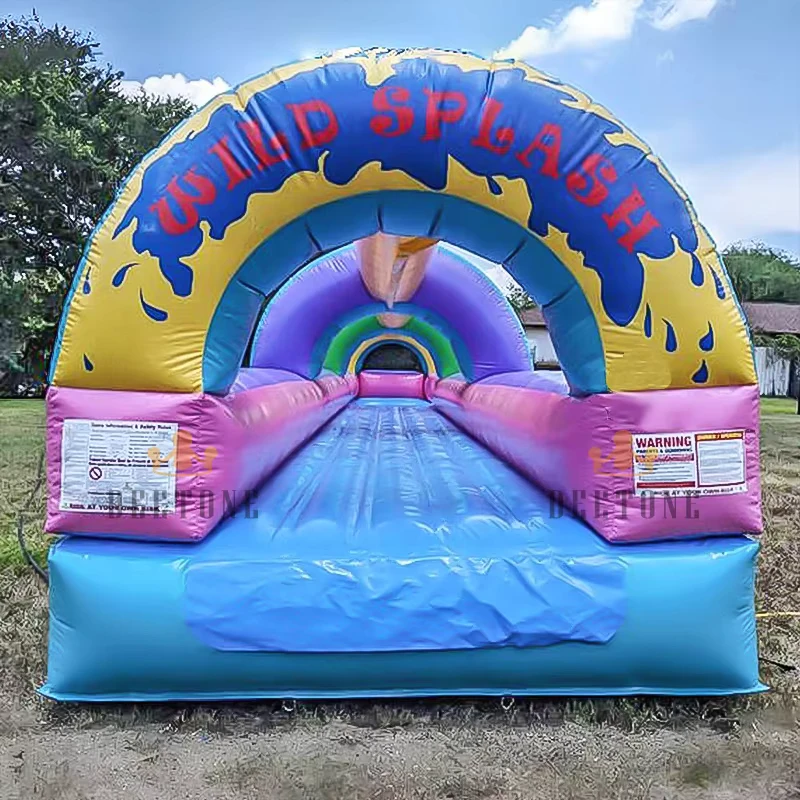Wasserrutsche Kommerzielle Aufblasbare Einzel-Rutsche Aufblasbare Wasserrutsche mit Pool