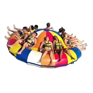 Water Sport Game Play Equipment Inflatable Flying Spinner Towable Tube Inflatable Crazy ufo Inflatable Disco Boat