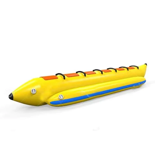 Banana inflable para deportes acuáticos, bote inflable volador para 6 personas