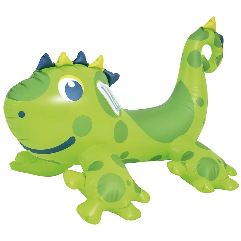 Wassersport-Schwimmspielzeug Dinosaurierform Aufblasbare Rutschfahrzeuge mit 2 haltbaren Griffen