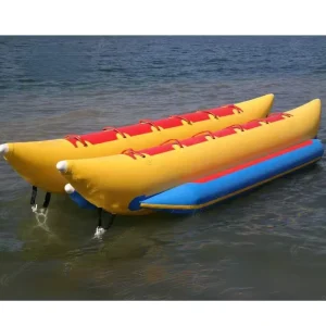 Water Sports Inflatable Banana Boat 8 10 Seat Double Row Banana Boat Pvc Inflatable Banana Boat