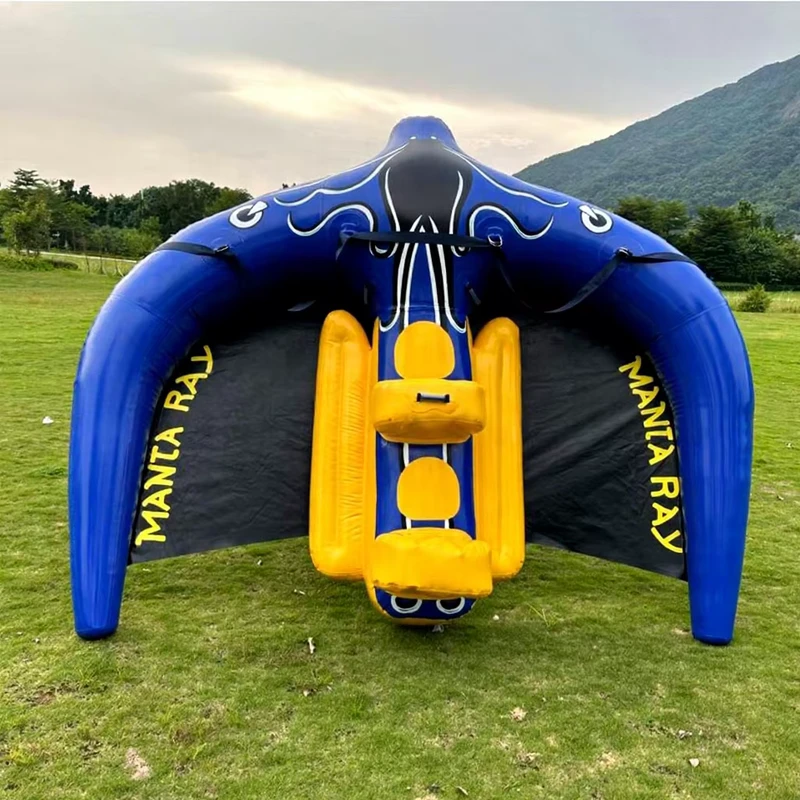 Giochi Acquatici Tubo Gonfiabile Pesce Volante Trainabile Manta Gonfiabile Tubo Manta Ray