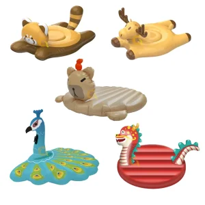 Water Swimming Kids Adult Water Floating Mat Animal Inflatable Ride on Inflatable Pool Float