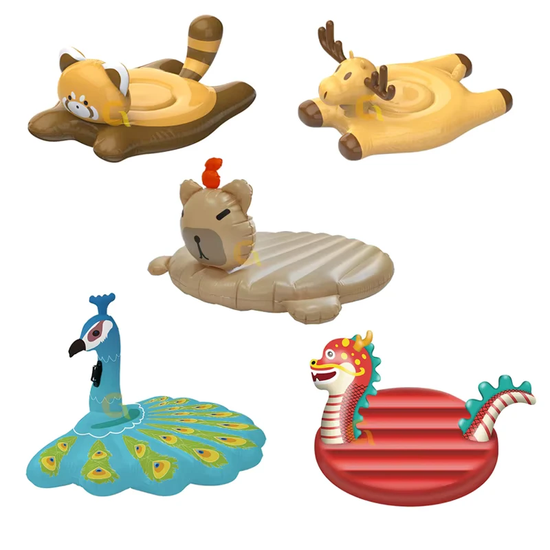 Tappeto Galleggiante per Acqua per Bambini e Adulti, Gonfiabile, Animale, Float da Piscina