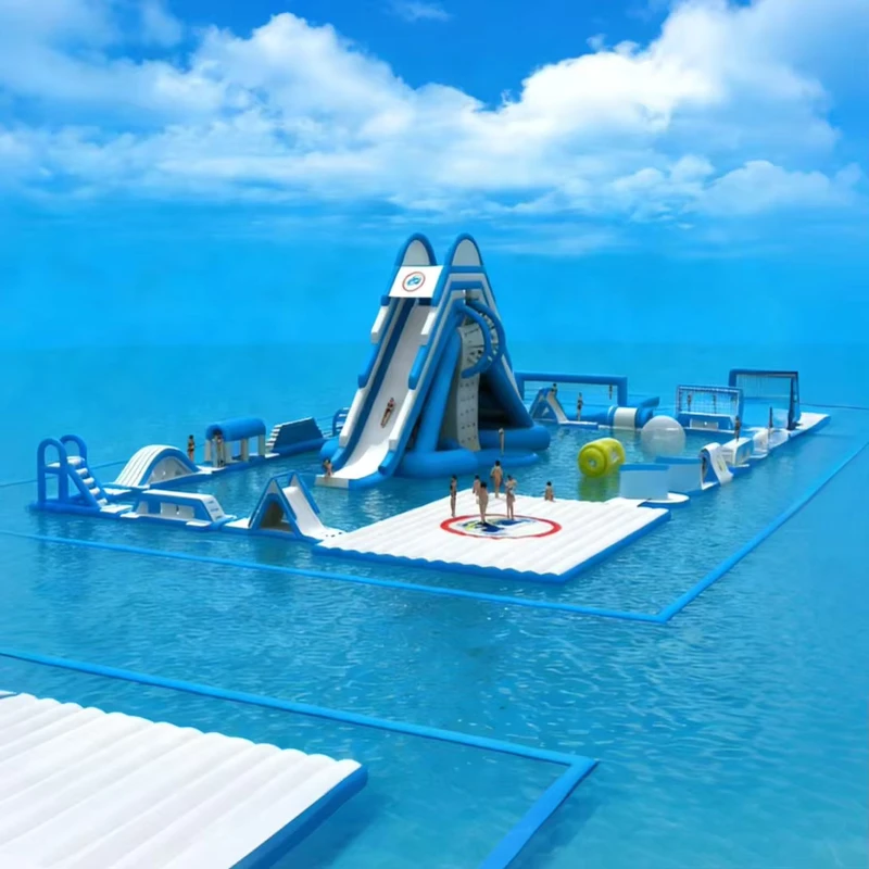Water World Inflatable Bouncer Inflatable Bounce Dry Slide and Sea Inflatable Bouncy Castle Bounce House