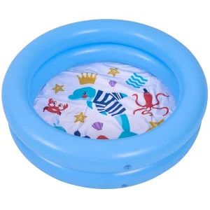 Waterhan Customized High Quality PVC Outdoor Children’s Baby Home Shower Inflatable Round Swimming Pools 88x104in