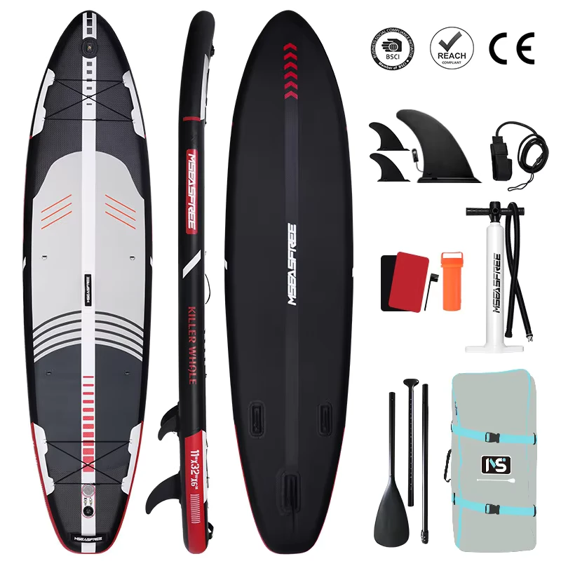 บอร์ดพายยางพอง Waterplay Crafts ระบบฟิน 3 ตัว รับน้ำหนัก 249กก. 15PSI วัสดุ Dropstitch+PVC+EVA พร้อมอุปกรณ์เสริม