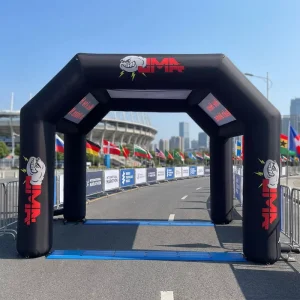 Waterproof Eco Friendly Airtight Sealed Inflatable Arch Tent No Continuous Blower Needed 24H Air Retention Sports Event