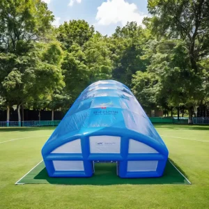 Wasserfeste, feuerfeste PVC Aufblasbare Tennisplatz-Zelt mit Gebläse