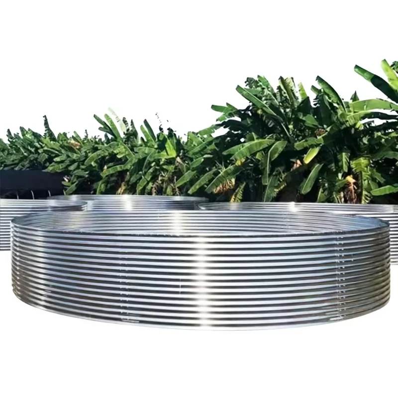 Tanque de acuicultura de PVC galvanizado impermeable para la cría de peces, piscina exterior de tilapia y langosta