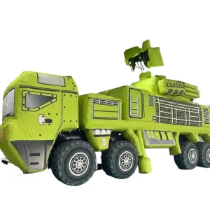 Wasserdichtes Aufblasbares Panzer-Modell Aufblasbares gepanzertes Fahrzeug Auto Langlebiges Luftgeblasenes Spielzeug für Kinderpartys
