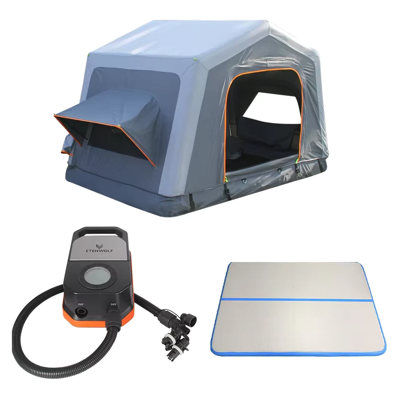 Waterproof Outdoor Camping Inflatable Tent Multi Purpose Tentage with Windows Portable Water resistant Trailer Hitch Accessories