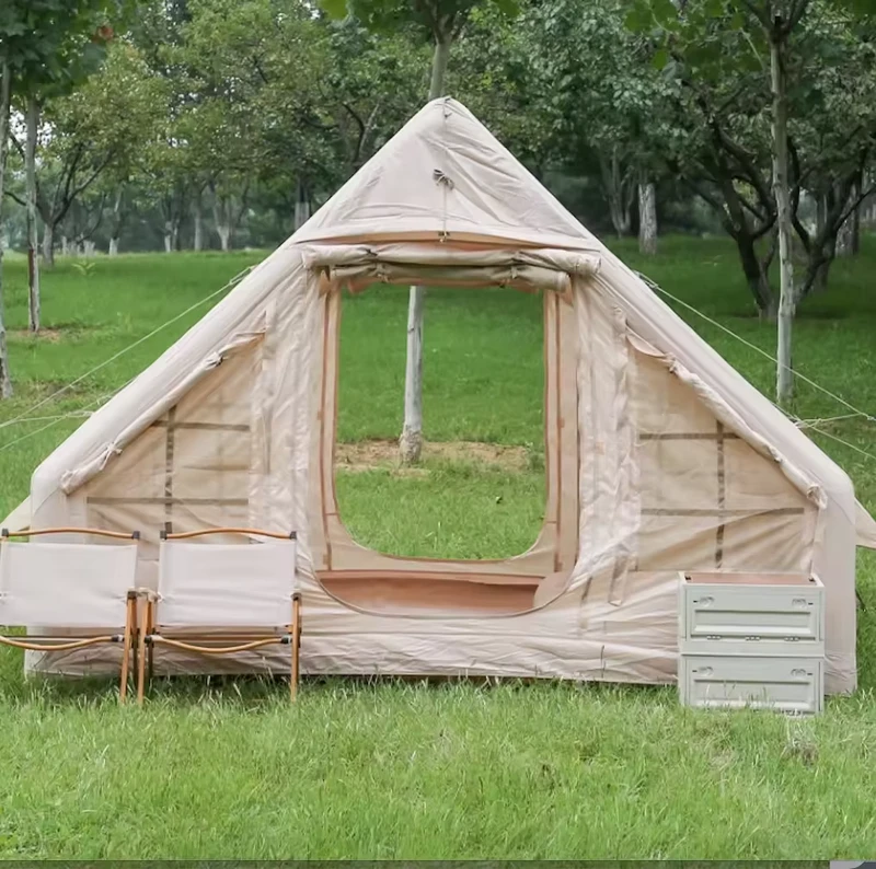Waterproof Oxford Family Camping Air Tent Inflatable House Tent Outdoor Camping Tent