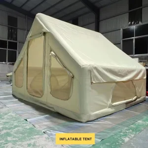 Wasserfester PVC-Luftpolzelt, aufblasbares Campingzelt für den Außenbereich