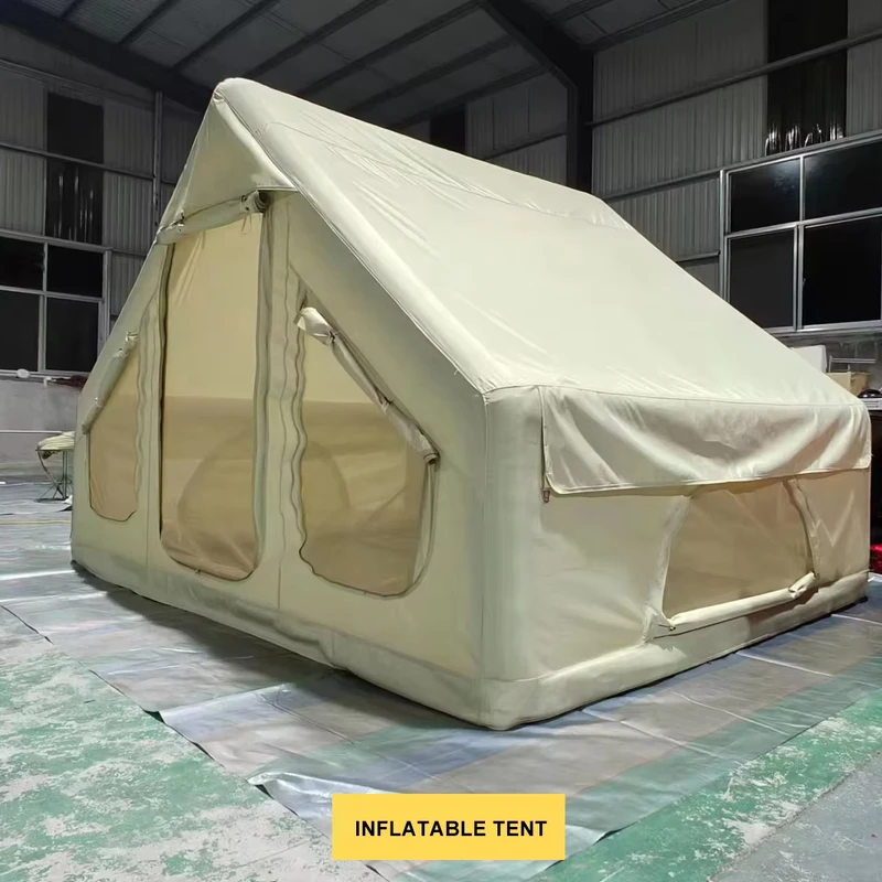 Wasserfester PVC-Luftpolzelt, aufblasbares Campingzelt für den Außenbereich