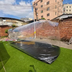Waterproof PVC Inflatable Car Cover Bubble Tent for Indoor and Outdoor Use with Battery Fanss