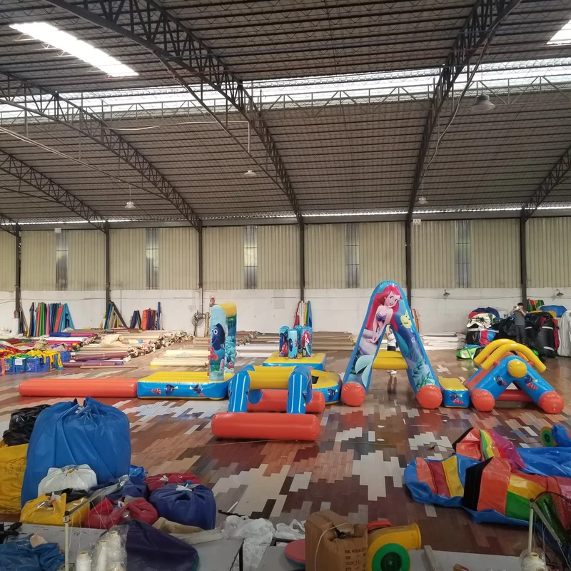 Waterproof and Fire Retardant PVC Kids Outdoor Inflatable Aqua Sports Water Park for Sale