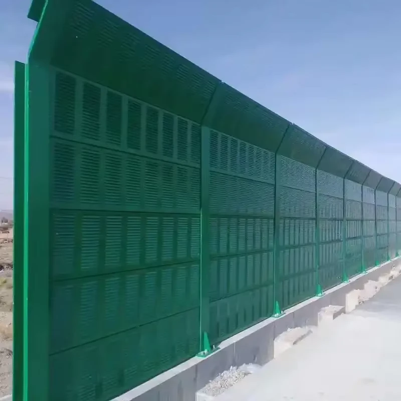 Barriera acustica in acciaio zincato a caldo, resistente alle intemperie, per riduzione del rumore stradale, isolamento acustico residenziale