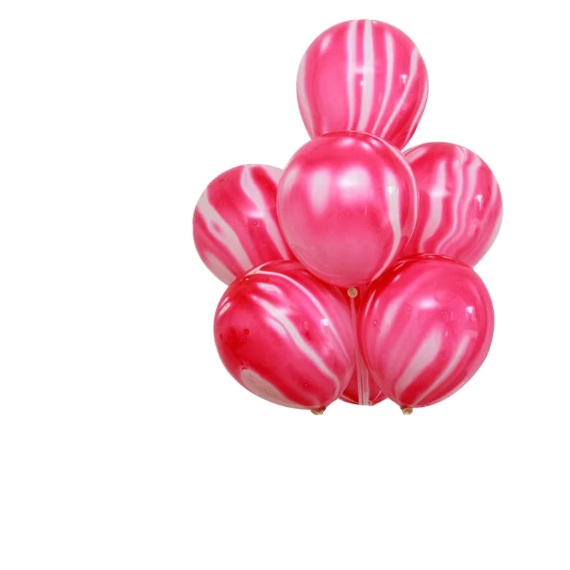 Hochzeits-, Babyshower-, Abschlussfeier-, Weihnachts-, Halloween-, Festival-, Geburtstags-Themenparty-Dekoration 12 Zoll Regenbogen-Marmor-Latexballons