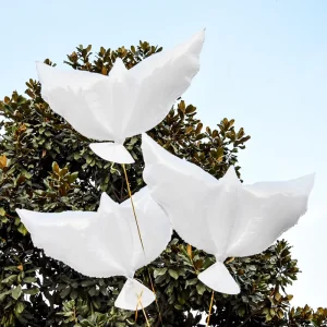Wedding Decoration Inflatable Helium Pigeon Foil Balloon White Peace Dove Balloons for Valentine’s Day