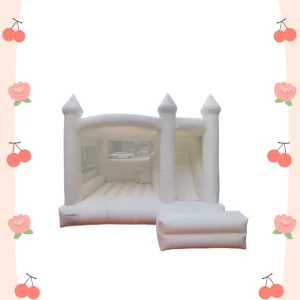 Wedding Jumping Inflatable Castle White Castle Bounce House with Slide Commercial Bouncy Castle Inflatable Bouncer