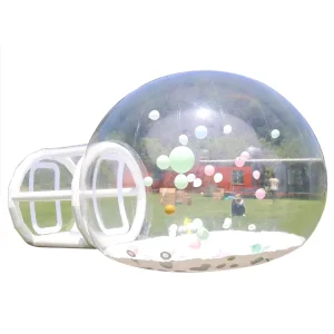 Wedding Kids Party Fun House Giant Clear Inflatable Crystal Igloo Dome Transparent Inflatable Bubble Tent Balloons House