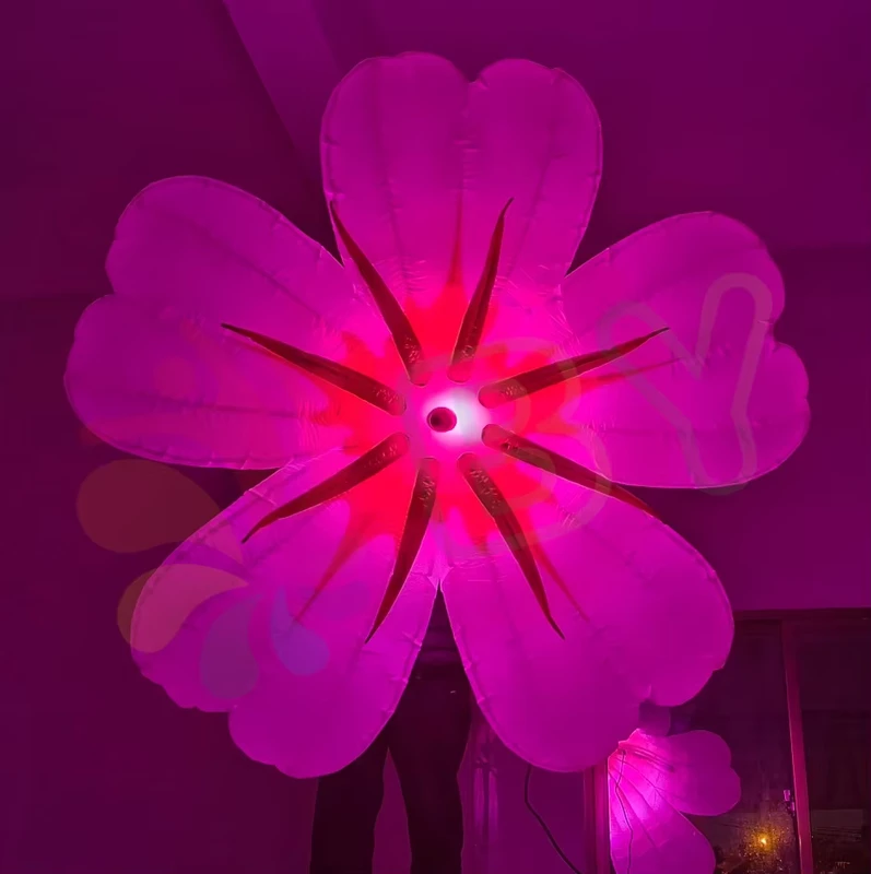 Wedding Party Event Decoration Inflatable Flower LED Lighting Decoration