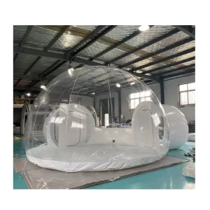 Wedding Party Fun House Adult Clear Inflatable Crystal Igloo Dome Inflatable Bubble Tent Outdoor Balloons House