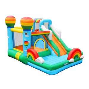 Wedding Party Inflatable Jumping Rainbow Jumping Castles Inflatable House Inflatable Slide Rebound Trampoline