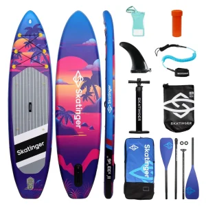 Weihai Factory Inflatable Drop Stitch SUP Stand up Paddle Board 11’x33″x6″ Portable SUP Surfboard SUP Gonfiabile