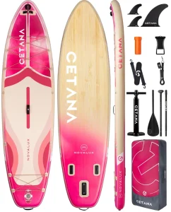 Weihai Manufacture OEM Waterplay 35” Ultra Wide Family Surfing Inflatable Stand up Paddle Board Inflatable SUP Board