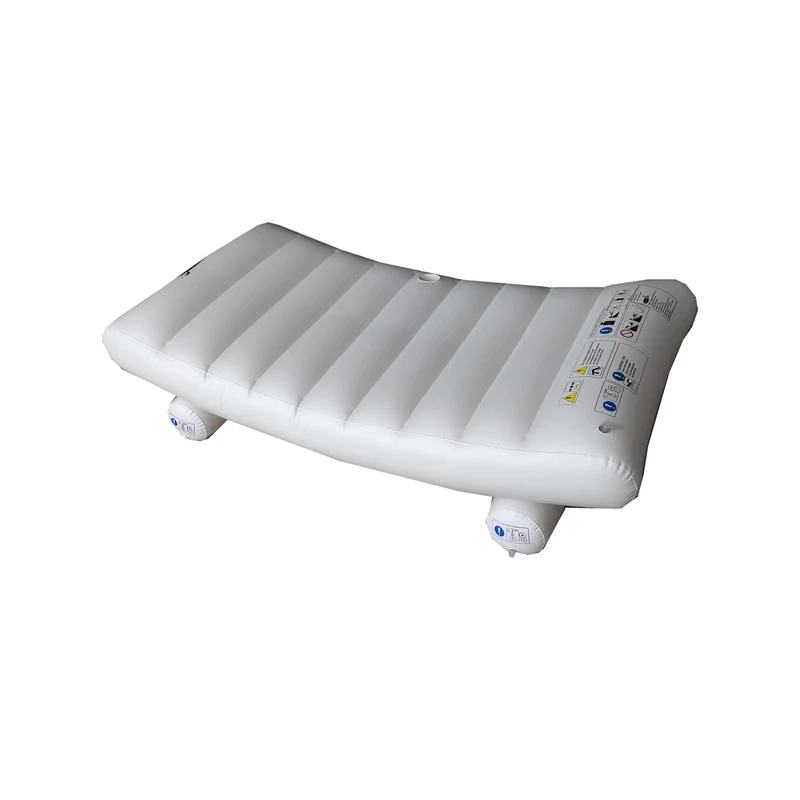 Đệm không khí PVC bơm hơi trắng, in tùy chỉnh, nổi cho việc ngủ, sử dụng thương mại, người lớn 100-500kg