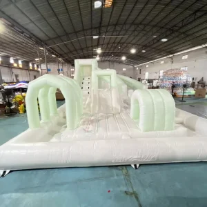 Castillo inflable blanco