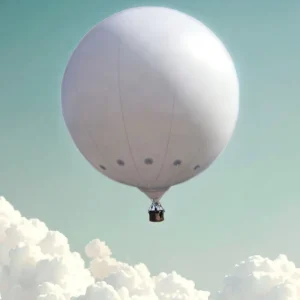 White Inflatable Sphere Balloon Inflatable Floating Advertising Balloon Giant Inflatable Helium Balloon