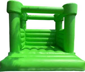 White PVC Inflatable Bouncer House with Slide for Kids and Adults for Weddings with Repair Kits Included