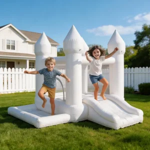 White Recommendation Inflatable Bounce House Combo Slide Bouncy Castle Multifunctional Toy Kids