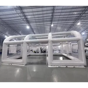White Transparent Tent Outdoor Durable PVC Airtight Tent Dome Inflatable Camping Tents for Party Event Exhibition