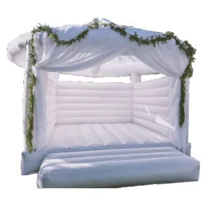 White Wedding Inflatable Bouncy Castle Moonwalk Bounce House Inflatable Jump Castle Bouncer for Wedding