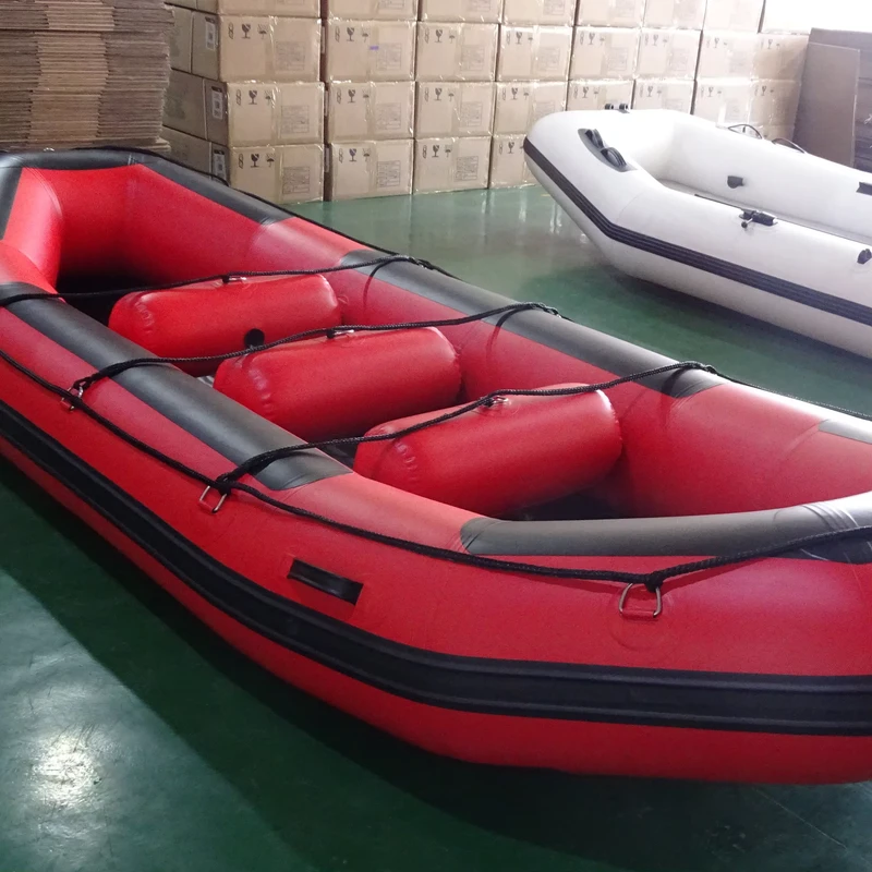 Bateau de Rafting Gonflable Whitewater, Artisanat de Jeux Aquatiques, Rafting en Eaux Vives