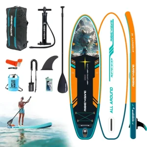 Whitewater Ocean SUP OEM ODM High end Grade Advanced High Pressure 10ft Durable Drop Stitch Eco Friendly Portable Stand Paddle
