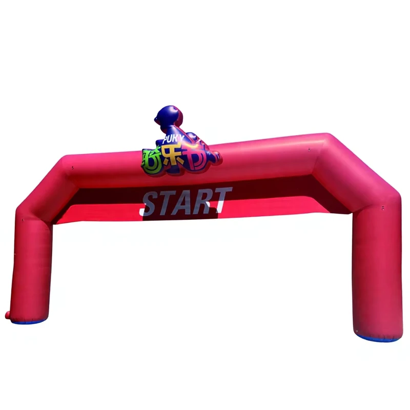 Arco gonfiabile resistente al vento e impermeabile per eventi all'aperto Design personalizzabile Tessuto Oxford durevole Facile da montare per promozioni