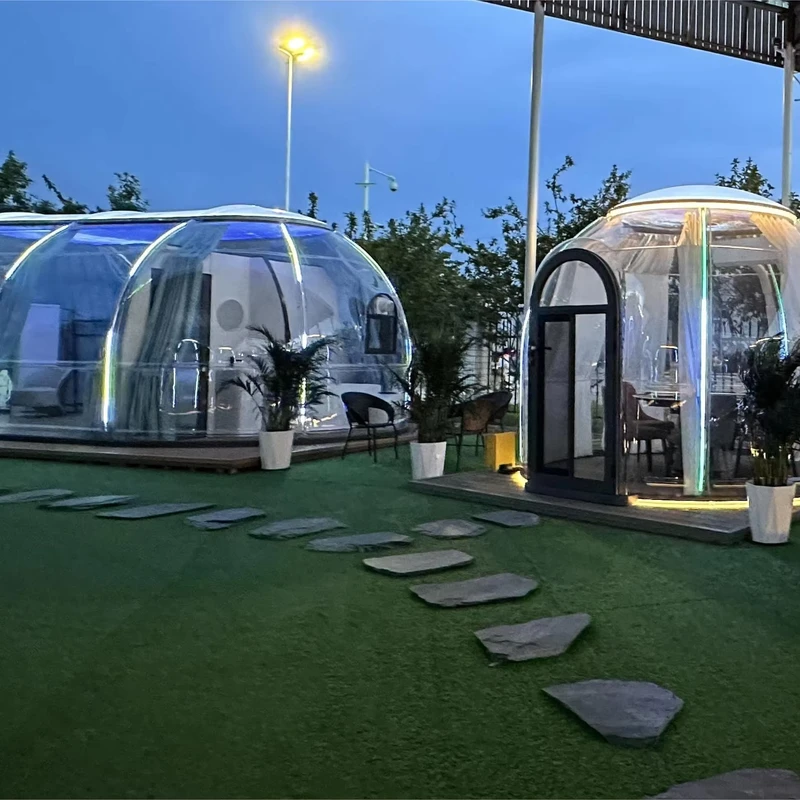 Windproof Star Room Outdoor Dome Soundproof Inflatable Clear Large Tent Foldable Bubble House Event for Kids and Adults