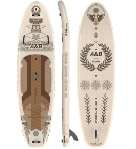 YASKA Inflatable Stand up Paddle Board Drop Stitch Material Portable Single Fin Unisex for Lakes Rivers & Ocean Use