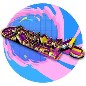 Y&G Giant Inflatable Obstacle Course Obstacle Course Inflatable Slide Outdoor Party Kids Commercial Obstacle Tunnel