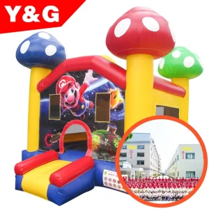 Y&G Inflatable Bounce House Combo Mushroom Inflatable Combo Bouncer CE ISO Inflatable Combo Bouncer