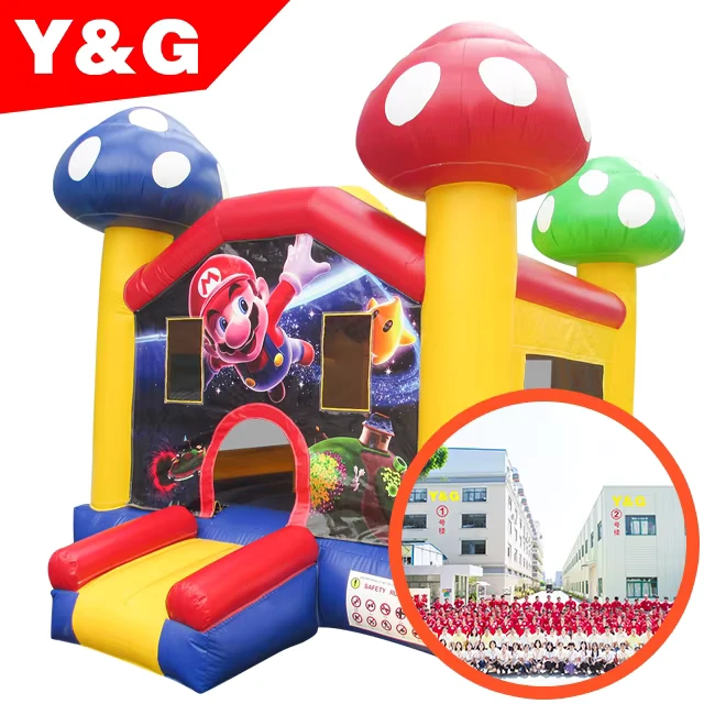 Y&G Opblaasbare Springkasteel Combo Paddenstoel Opblaasbare Combo Bouncer CE ISO Opblaasbare Combo Bouncer