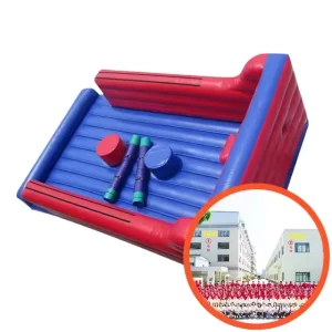 Y&G Gonfiabile Gladiatore Joust, Anello di Gioco Gonfiabile per Giostre, Design Gratuito, TUV CE ISO, Palo Gonfiabile per Giostre
