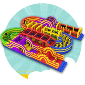Y&G Inflatable Obstacle Course Inflatable Bouncer Obstacle Inflatable Obstacle Course for Kids