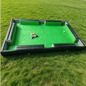 YHD 033 8x5m Outdoor PVC Inflatable Snooker Field 3v3 Football Pitch Portable Commercial Use 500kg Capacity CE Certified