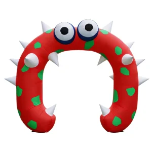 YTSF-D13 Modern Festival Entrance Arch Digital Printed Electric Inflatable for New Year Christmas Parties Outdoor Use